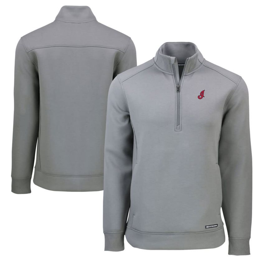 MLB Cleveland Guardians Cooperstown Collection Roam Eco Recycled Quarter-Zip Pullover