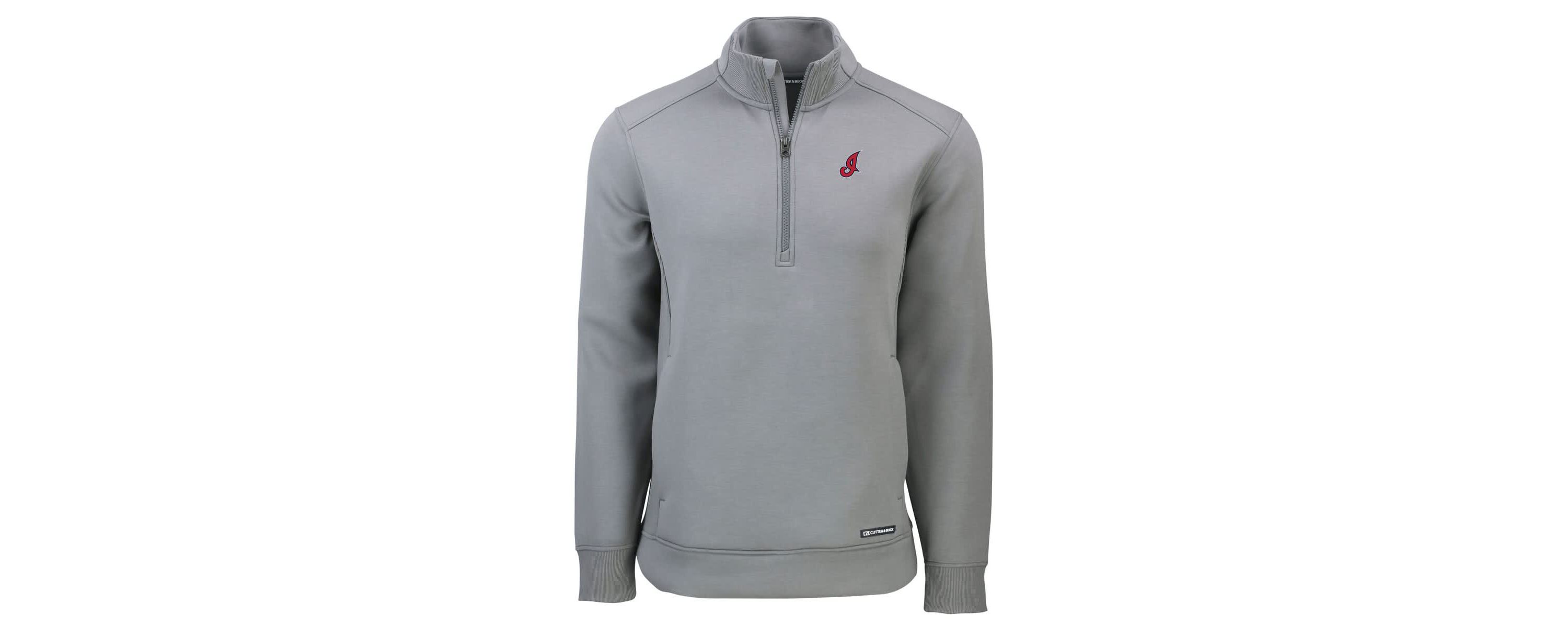 MLB Cleveland Guardians Cooperstown Collection Roam Eco Recycled Quarter-Zip Pullover