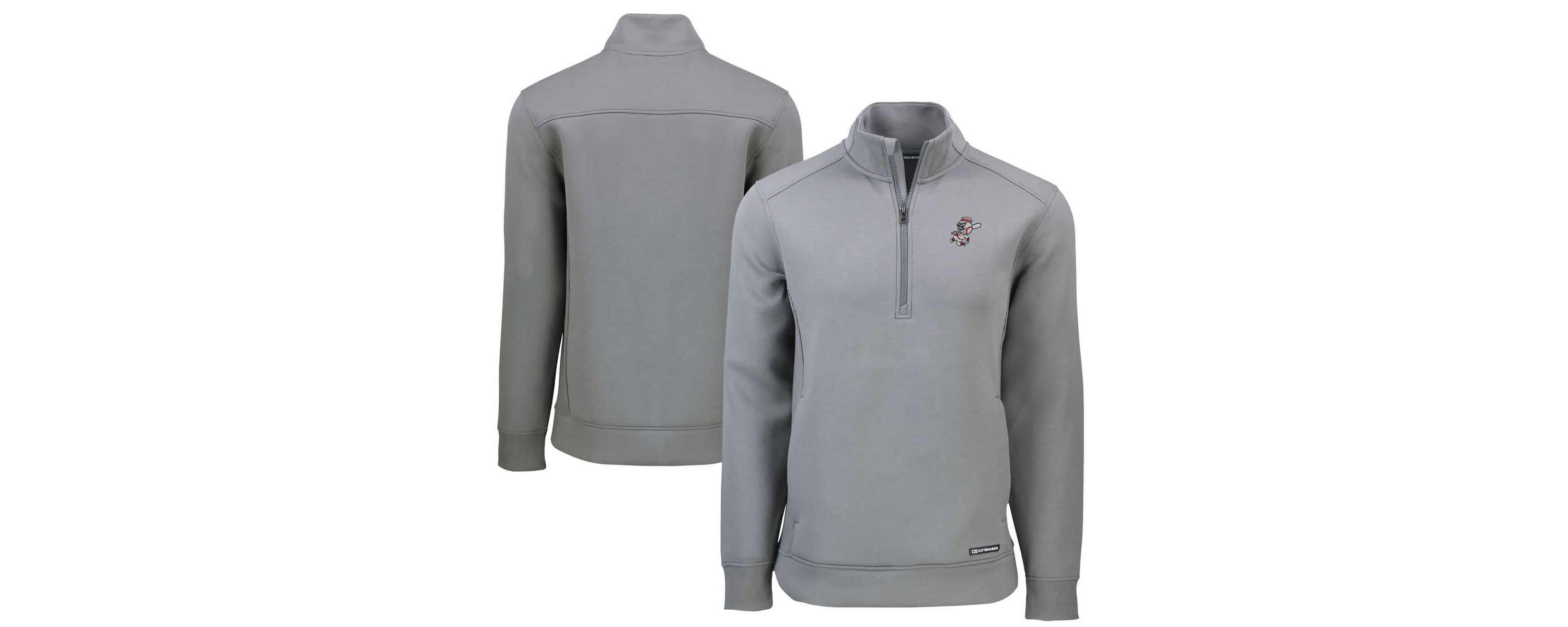 MLB Cincinnati Reds Cooperstown Collection Roam Eco Recycled Quarter-Zip Pullover
