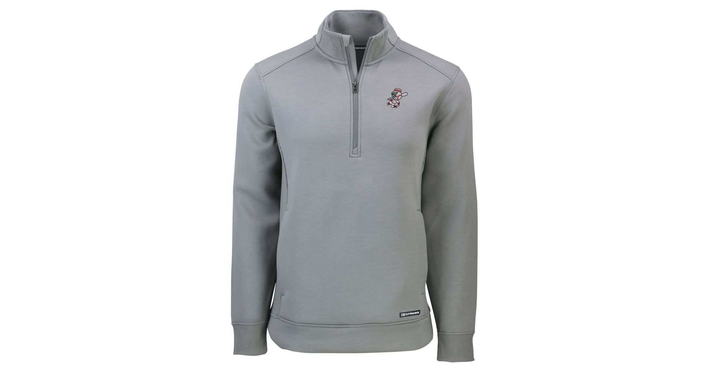 MLB Cincinnati Reds Cooperstown Collection Roam Eco Recycled Quarter-Zip Pullover
