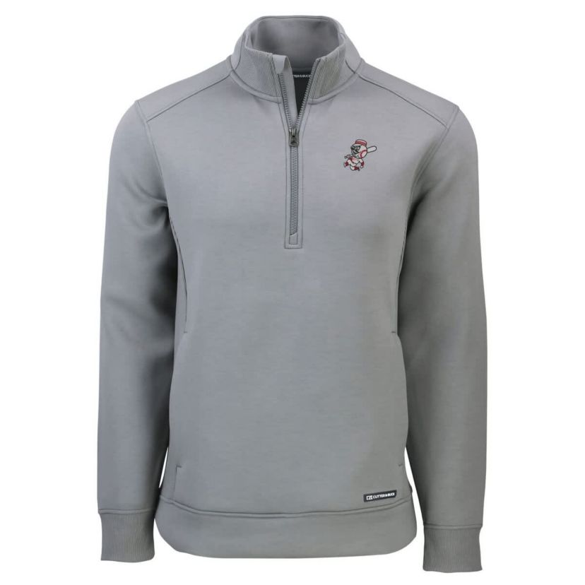 MLB Cincinnati Reds Cooperstown Collection Roam Eco Recycled Quarter-Zip Pullover