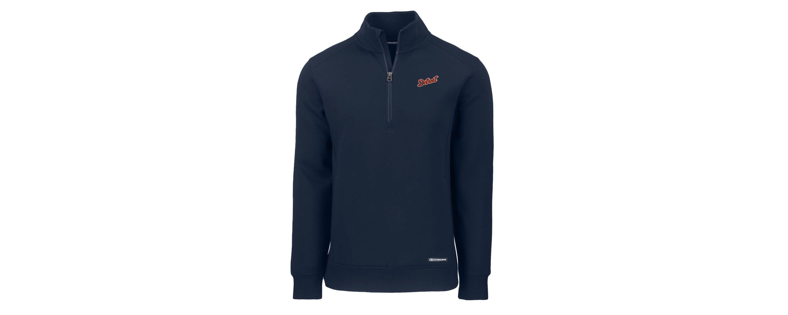 MLB Detroit Tigers Cooperstown Collection Roam Eco Recycled Quarter-Zip Pullover