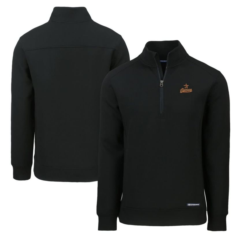 MLB Houston Astros Cooperstown Collection Roam Eco Recycled Quarter-Zip Pullover