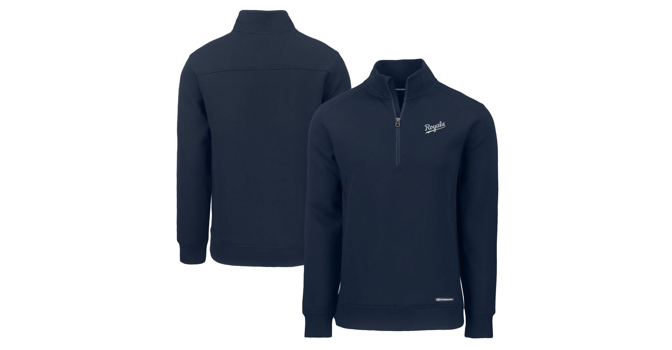 MLB Kansas City Royals Cooperstown Collection Roam Eco Recycled Quarter-Zip Pullover
