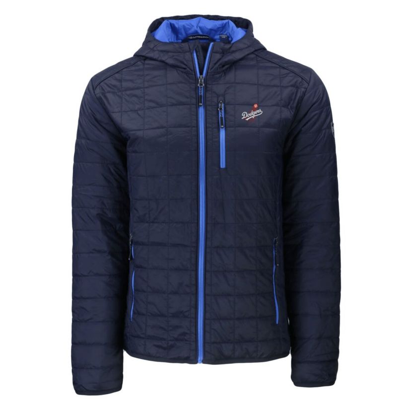 MLB Los Angeles Dodgers Cooperstown Collection Rainier Primaloft Eco Full-Zip Hooded Jacket