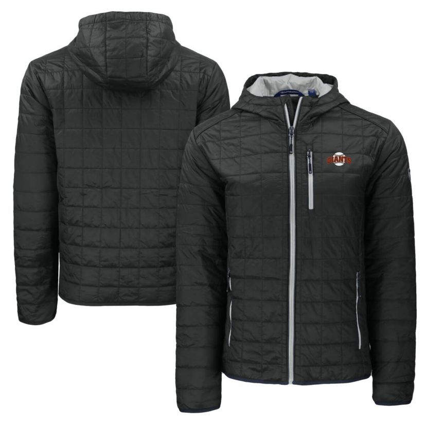 MLB San Francisco Giants Cooperstown Collection Rainier Primaloft Eco Full-Zip Hooded Jacket