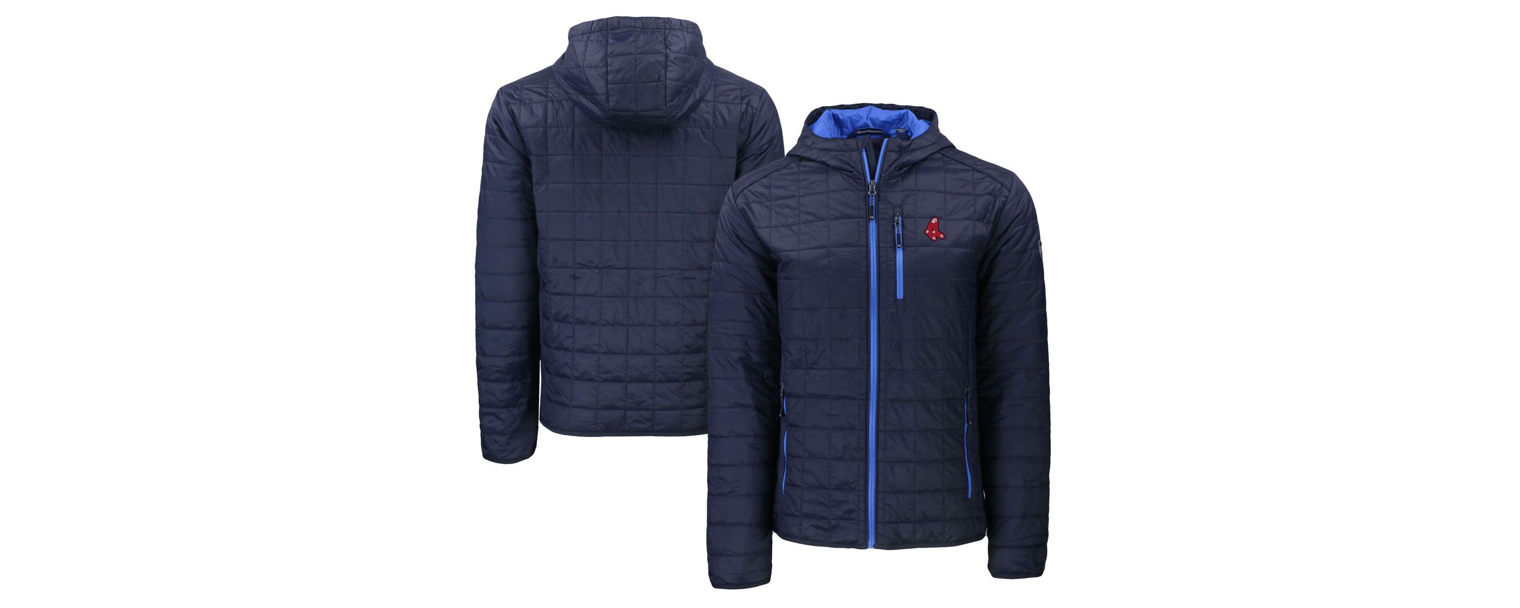 Boston Red Sox MLB Boston Sox Cooperstown Collection Rainier Primaloft Eco Full-Zip Hooded Jacket
