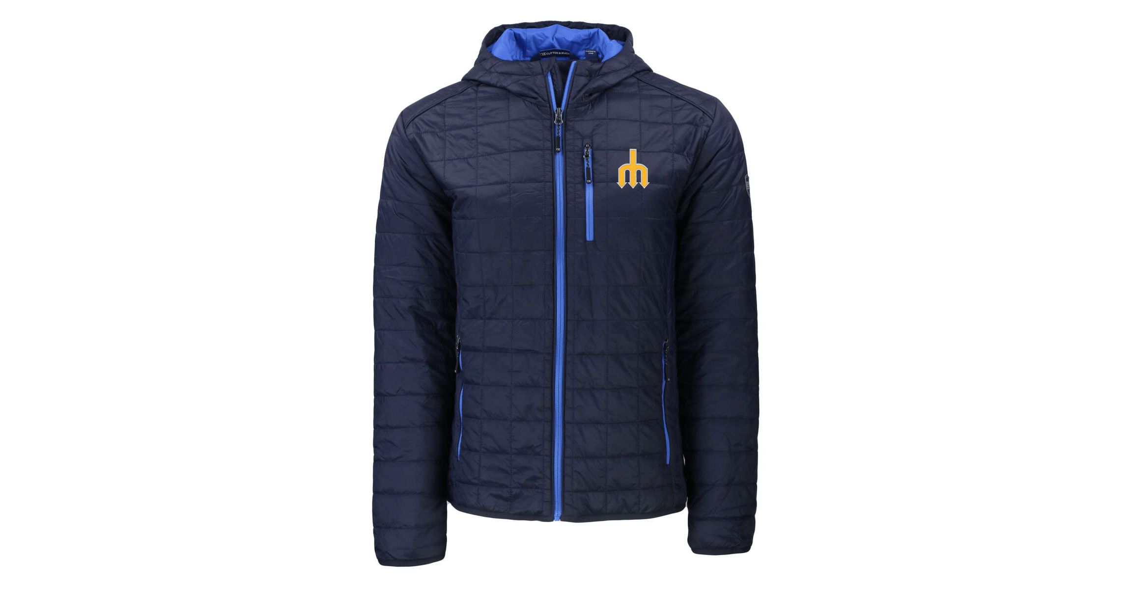 MLB Seattle Mariners Cooperstown Collection Rainier Primaloft Eco Full-Zip Hooded Jacket