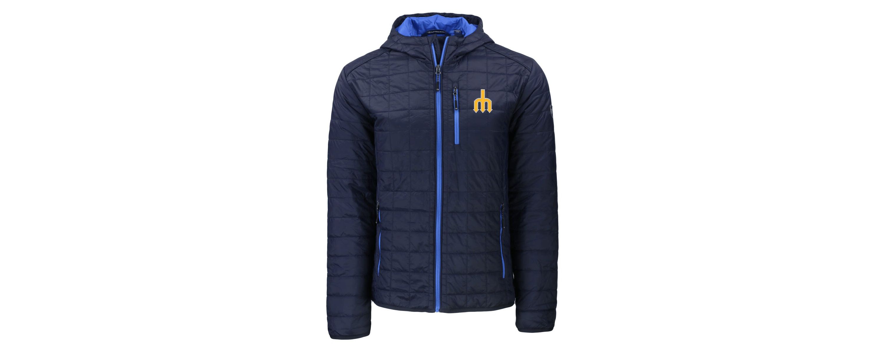 MLB Seattle Mariners Cooperstown Collection Rainier Primaloft Eco Full-Zip Hooded Jacket