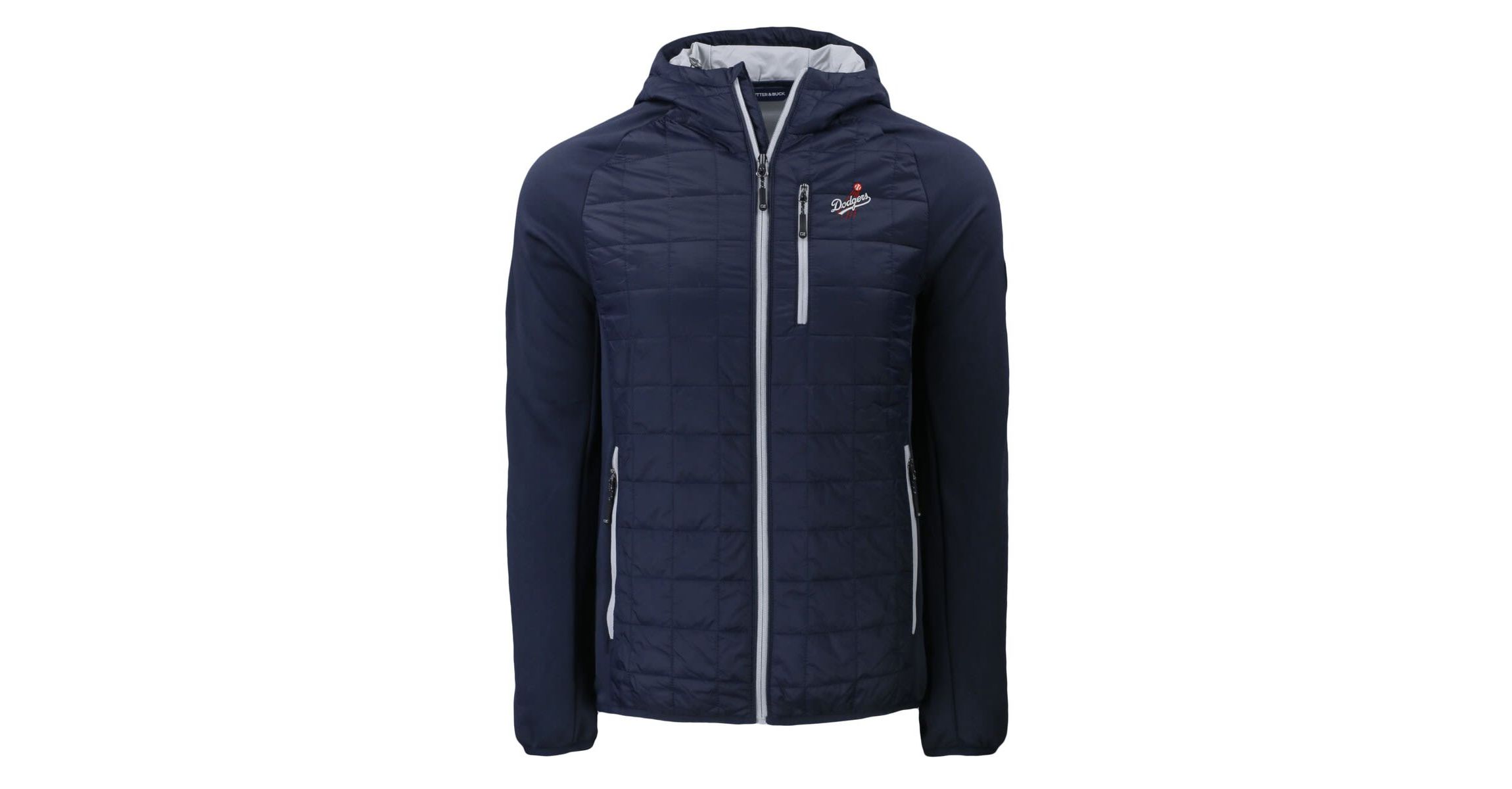 MLB Los Angeles Dodgers Cooperstown Collection Rainier Primaloft Eco Full-Zip Hybrid Jacket