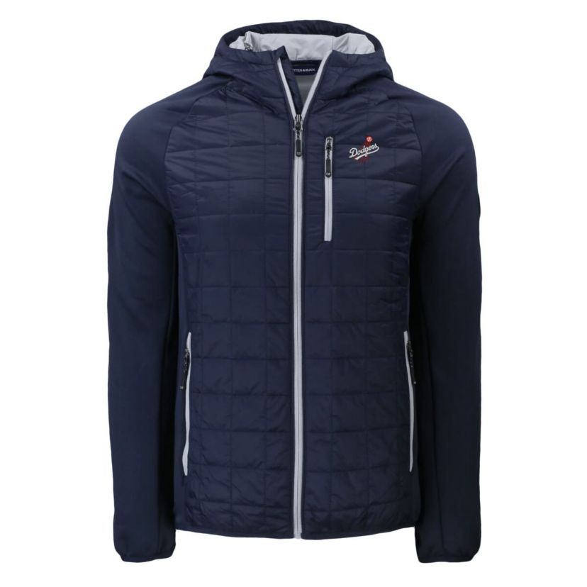 MLB Los Angeles Dodgers Cooperstown Collection Rainier Primaloft Eco Full-Zip Hybrid Jacket