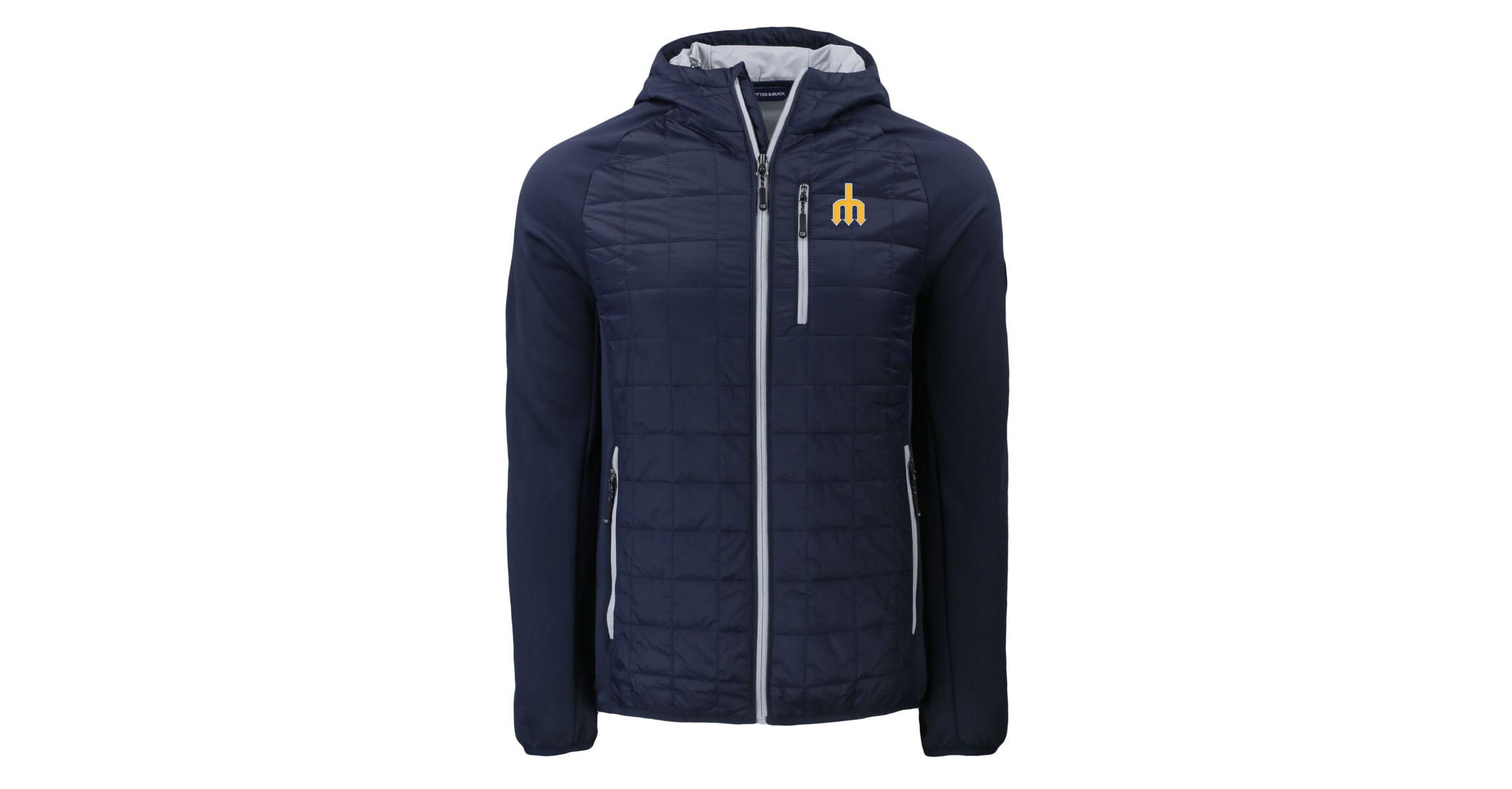 MLB Seattle Mariners Cooperstown Collection Rainier Primaloft Eco Full-Zip Hybrid Jacket