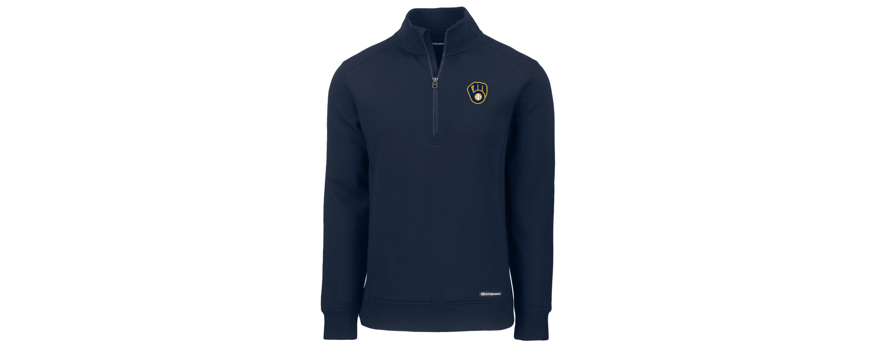 MLB Milwaukee Brewers Roam Eco Recycled Quarter-Zip Pullover