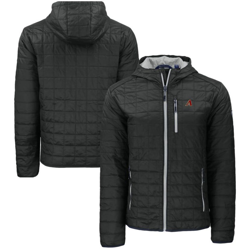 MLB Arizona Diamondbacks Rainier Primaloft Eco Full-Zip Hooded Jacket