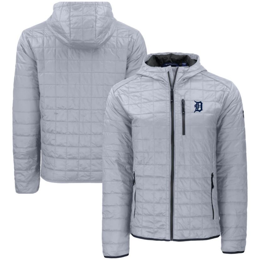 MLB Detroit Tigers Rainier Primaloft Eco Full-Zip Hooded Jacket