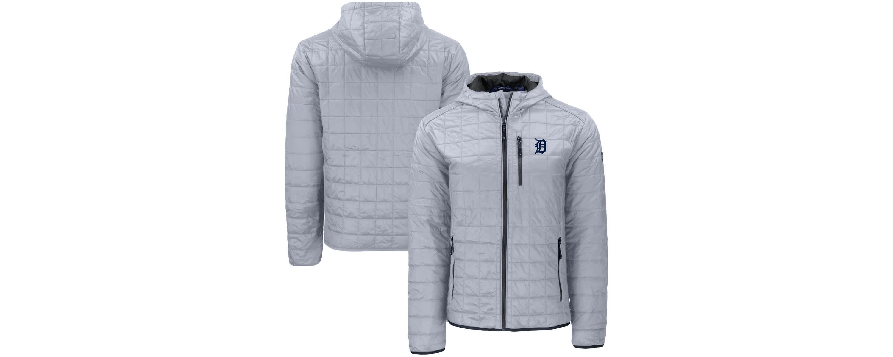 MLB Detroit Tigers Rainier Primaloft Eco Full-Zip Hooded Jacket