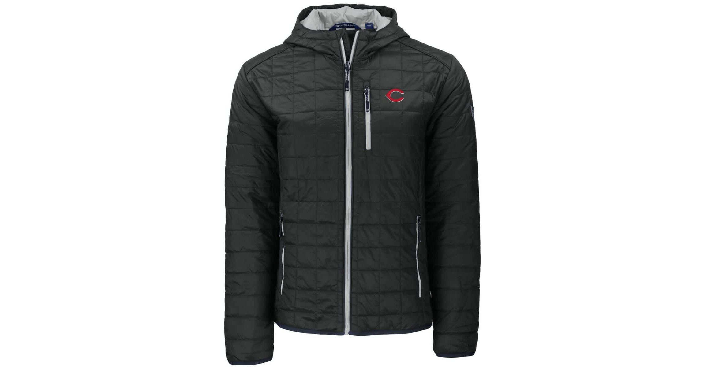 MLB Cincinnati Reds Rainier Primaloft Eco Full-Zip Hooded Jacket