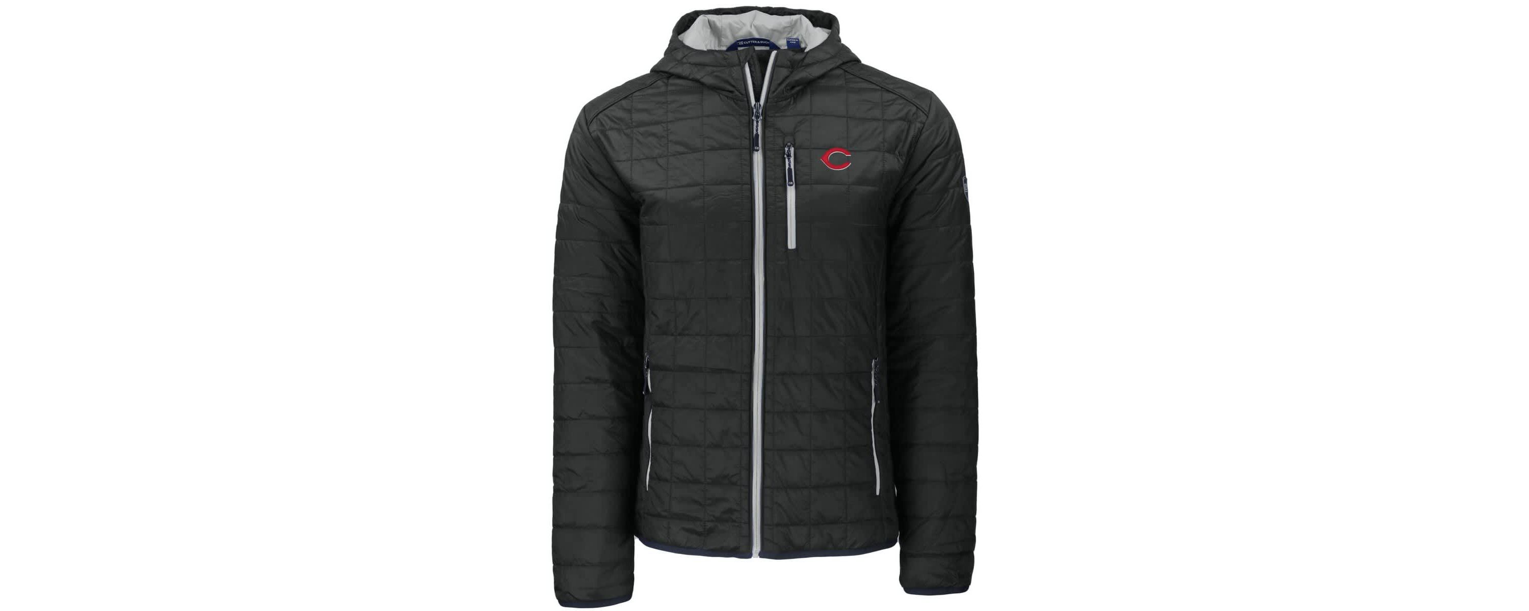 MLB Cincinnati Reds Rainier Primaloft Eco Full-Zip Hooded Jacket