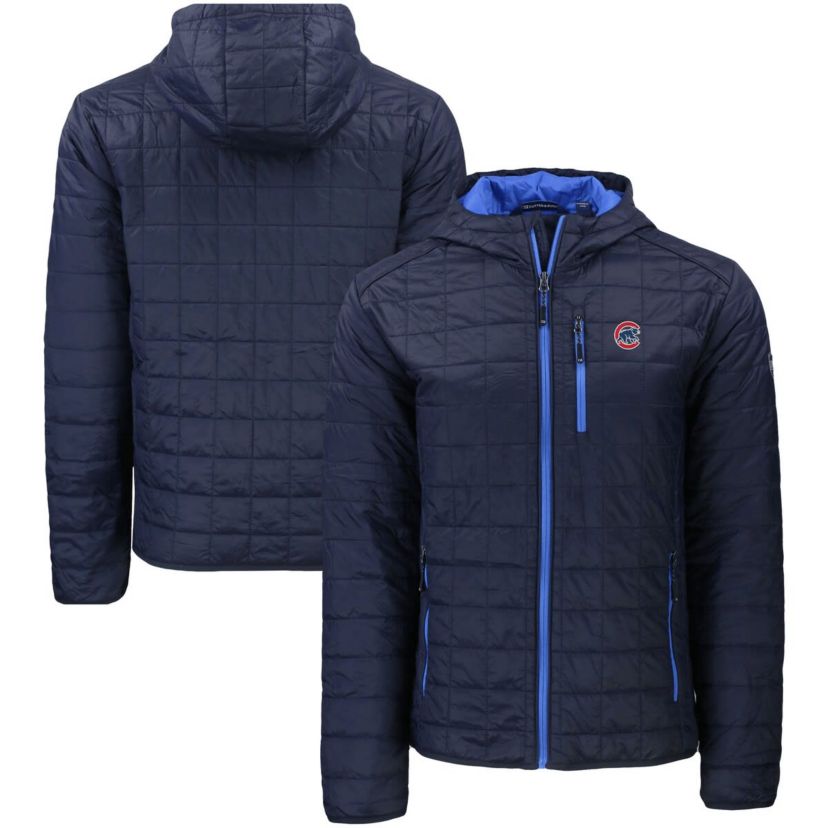 MLB Chicago Cubs Rainier Primaloft Eco Full-Zip Hooded Jacket