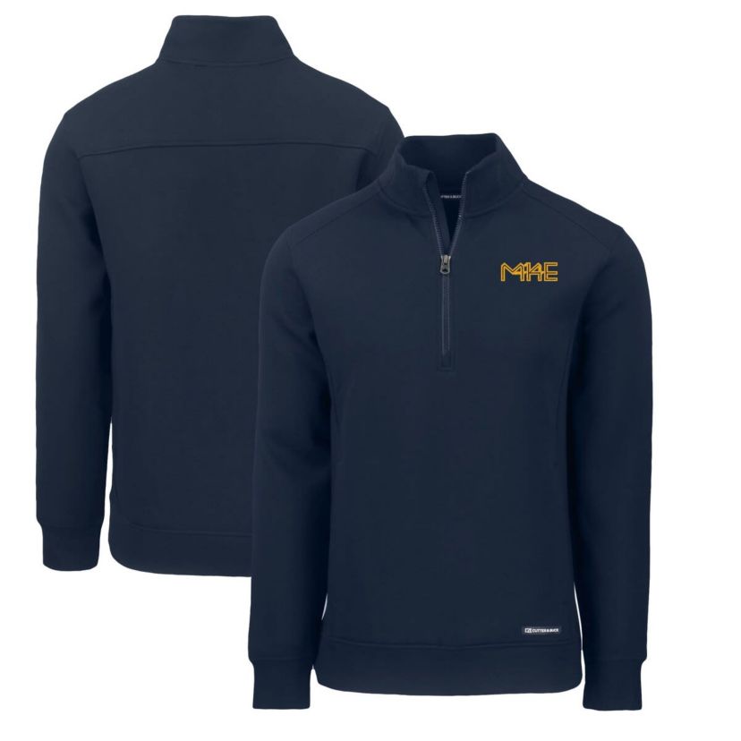 MLB Milwaukee Brewers City Connect Roam Eco Recycled Quarter-Zip Pullover