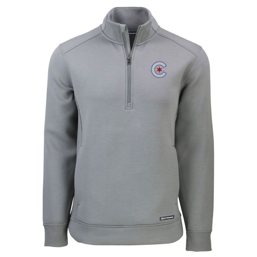 MLB Chicago Cubs City Connect Roam Eco Recycled Quarter-Zip Pullover