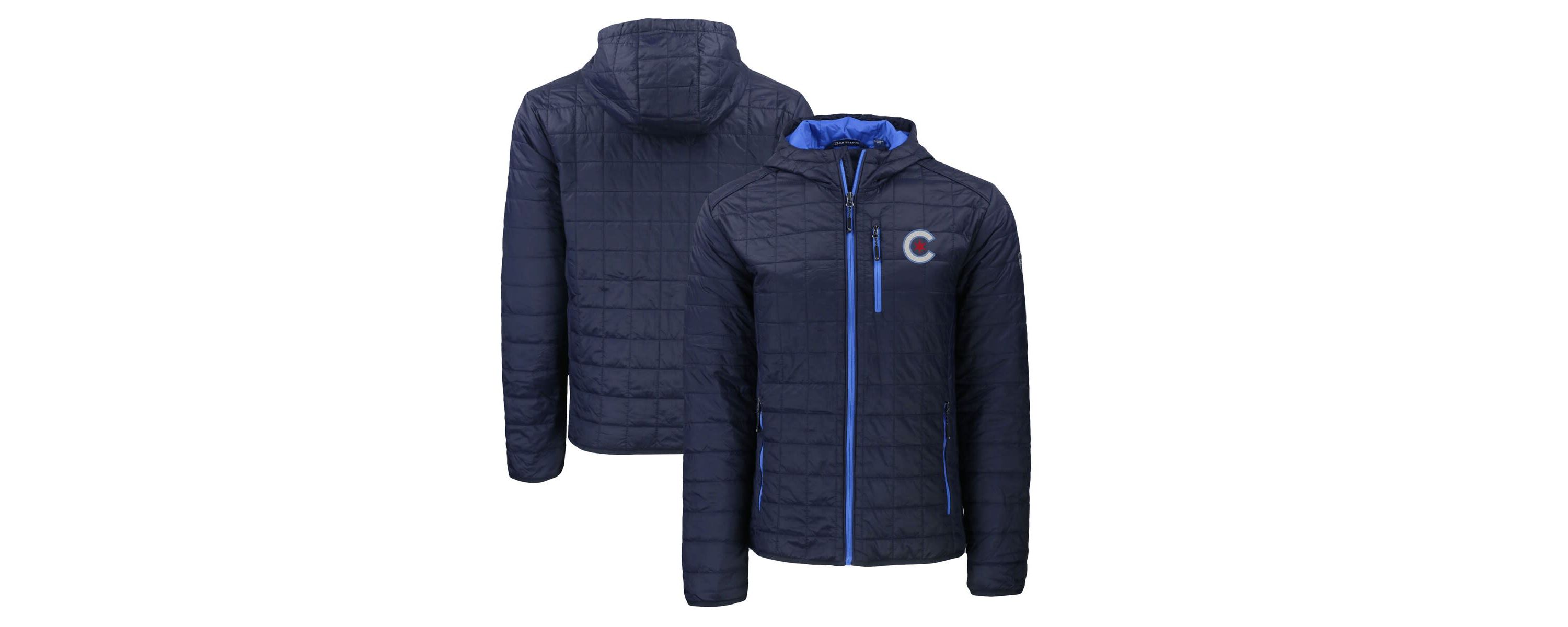 MLB Chicago Cubs City Connect Rainier Primaloft Eco Full-Zip Hooded Jacket