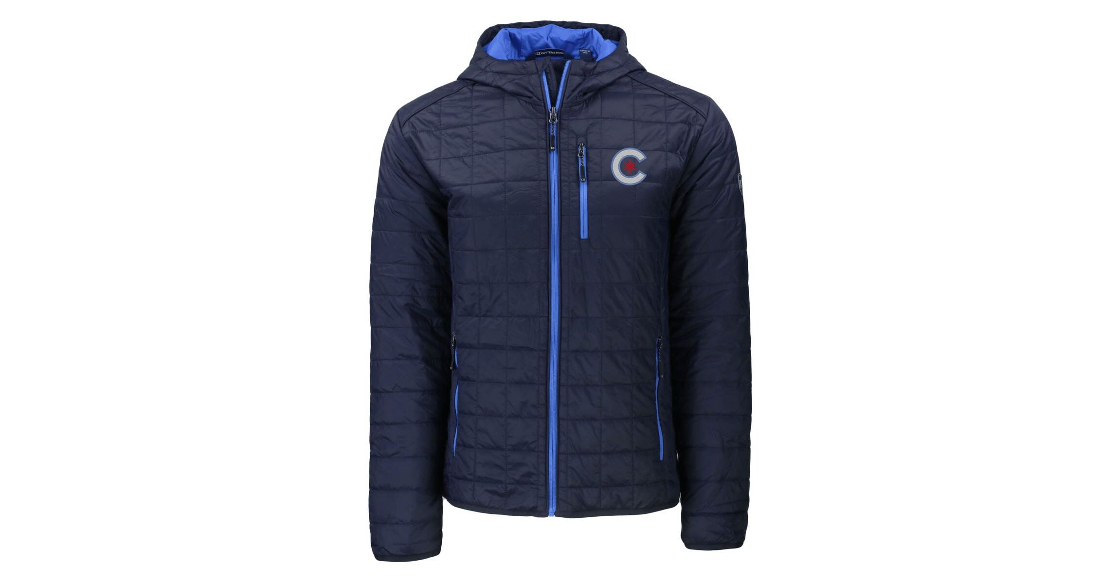 MLB Chicago Cubs City Connect Rainier Primaloft Eco Full-Zip Hooded Jacket