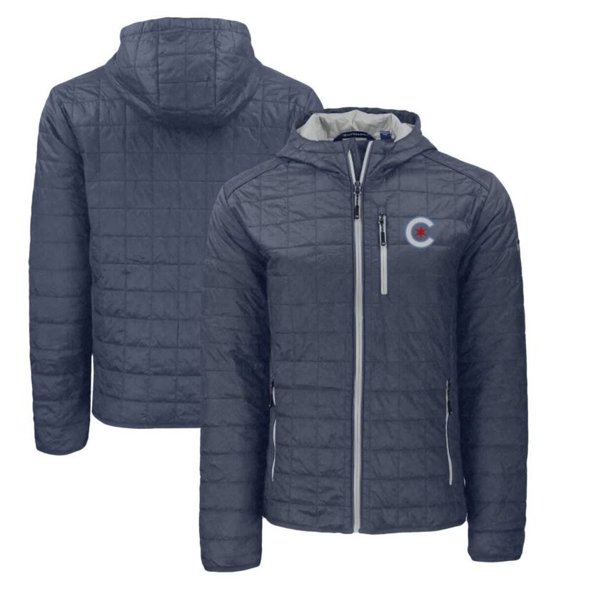 MLB Chicago Cubs City Connect Rainier Primaloft Eco Full-Zip Hooded Jacket