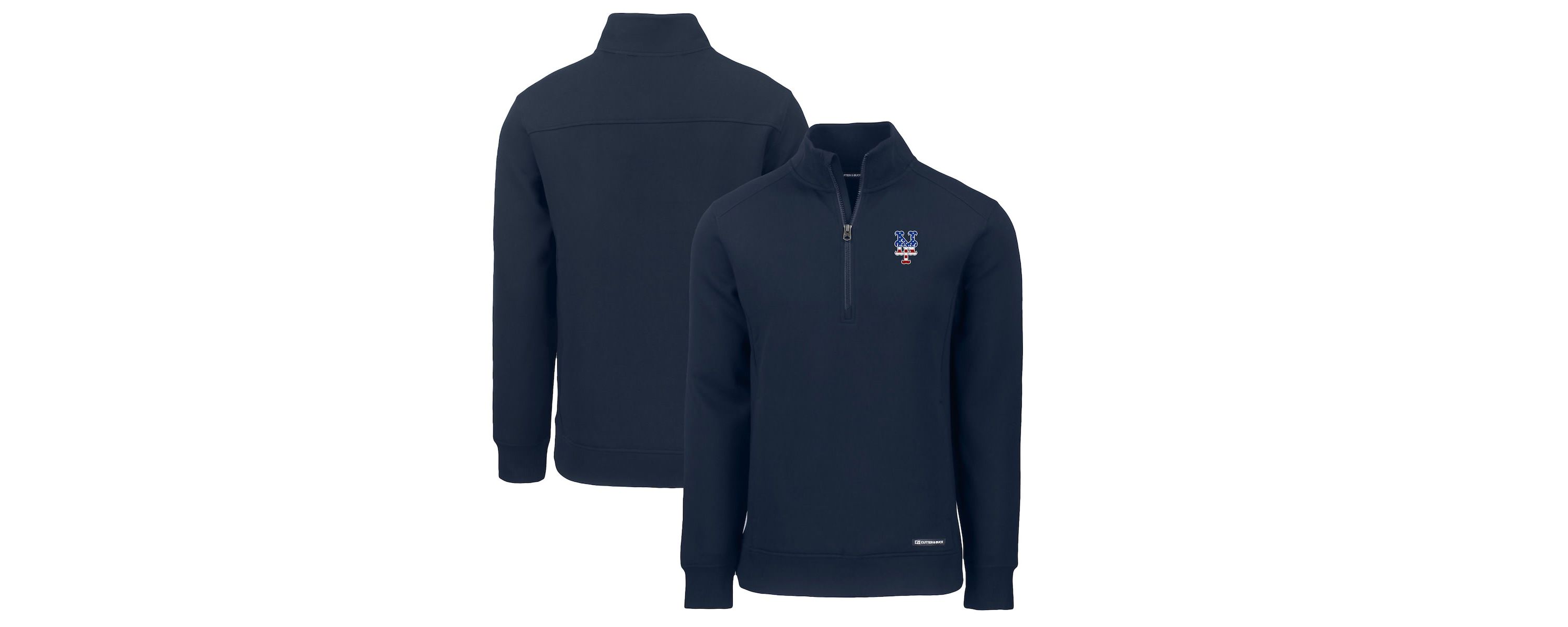 MLB New York Mets Americana Roam Eco Recycled Quarter-Zip Sweatshirt