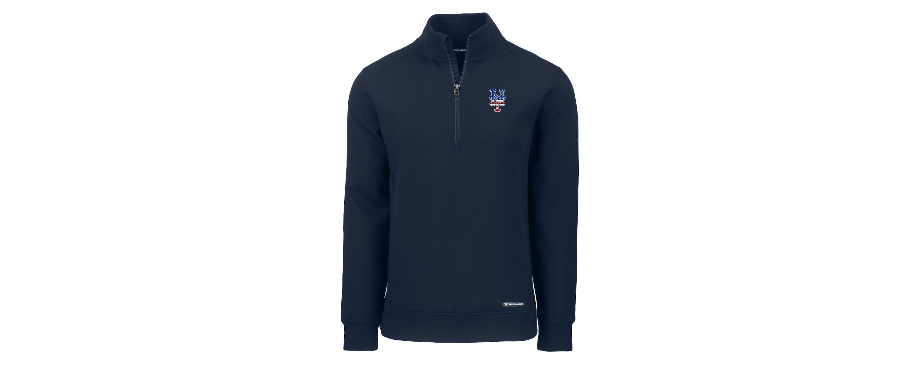 MLB New York Mets Americana Roam Eco Recycled Quarter-Zip Sweatshirt