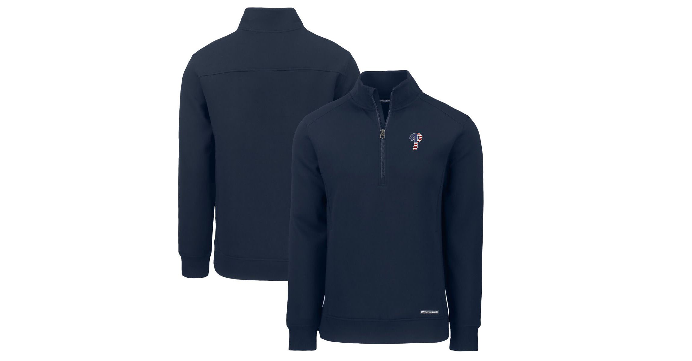 MLB Philadelphia Phillies Americana Roam Eco Recycled Quarter-Zip Sweatshirt