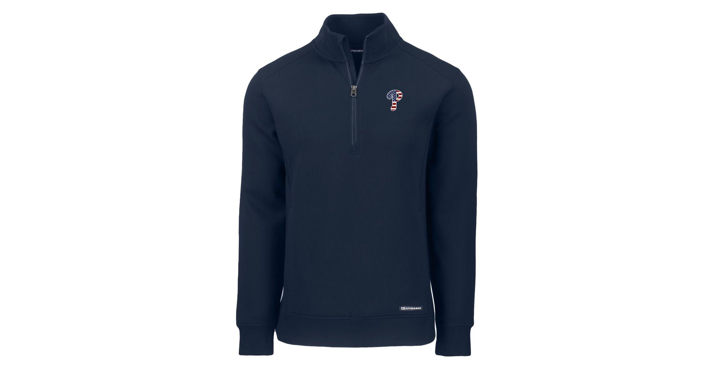 MLB Philadelphia Phillies Americana Roam Eco Recycled Quarter-Zip Sweatshirt