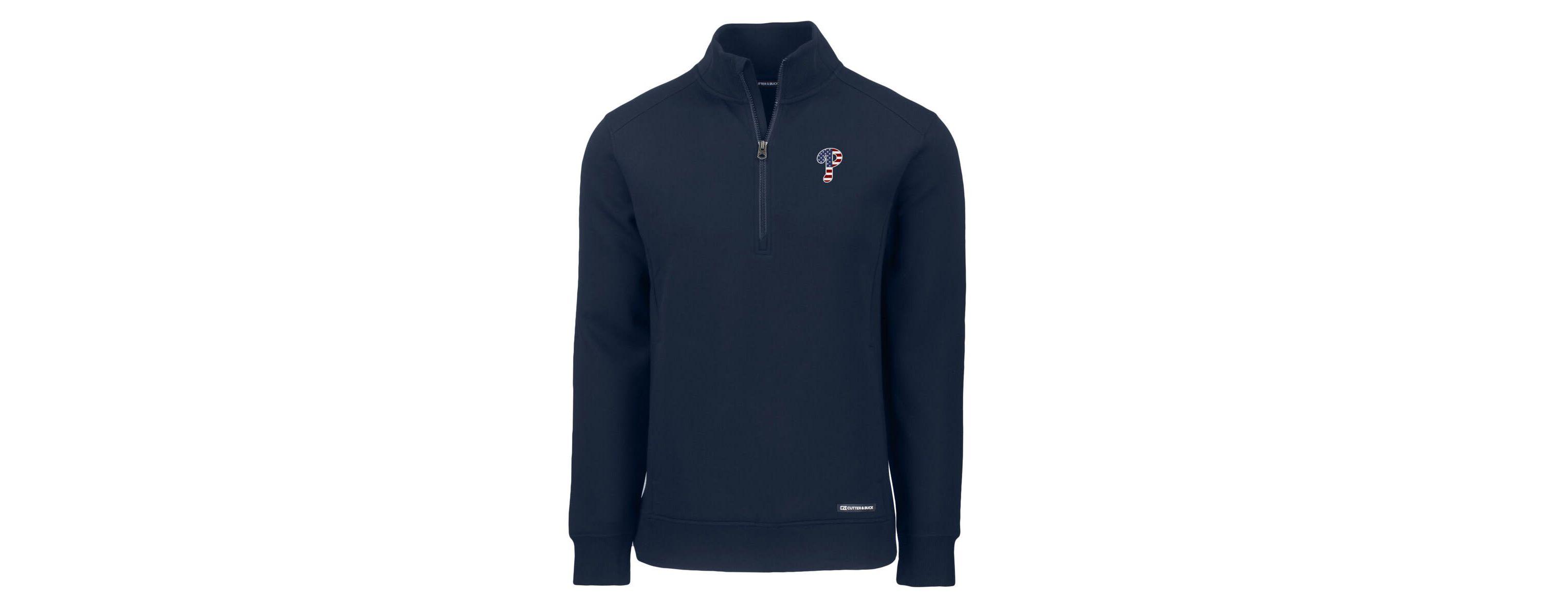 MLB Philadelphia Phillies Americana Roam Eco Recycled Quarter-Zip Sweatshirt