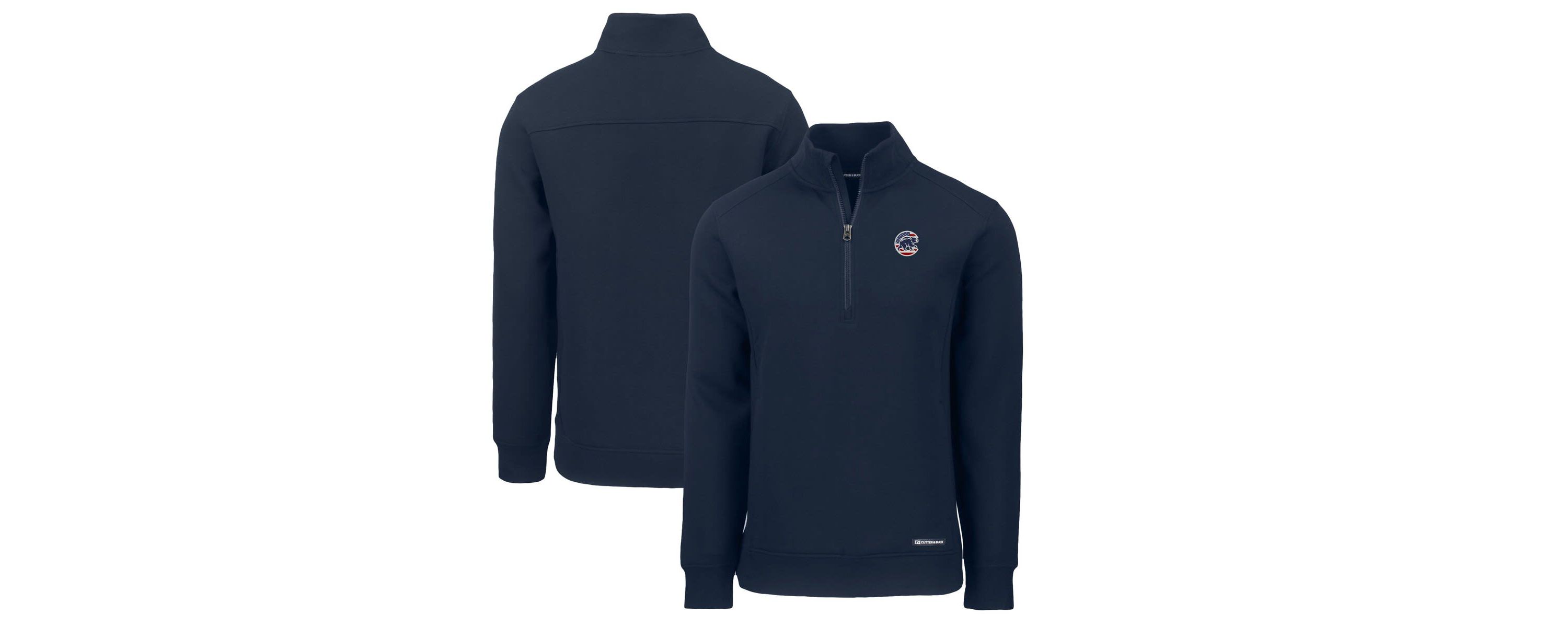 MLB Chicago Cubs Americana Roam Eco Recycled Quarter-Zip Sweatshirt