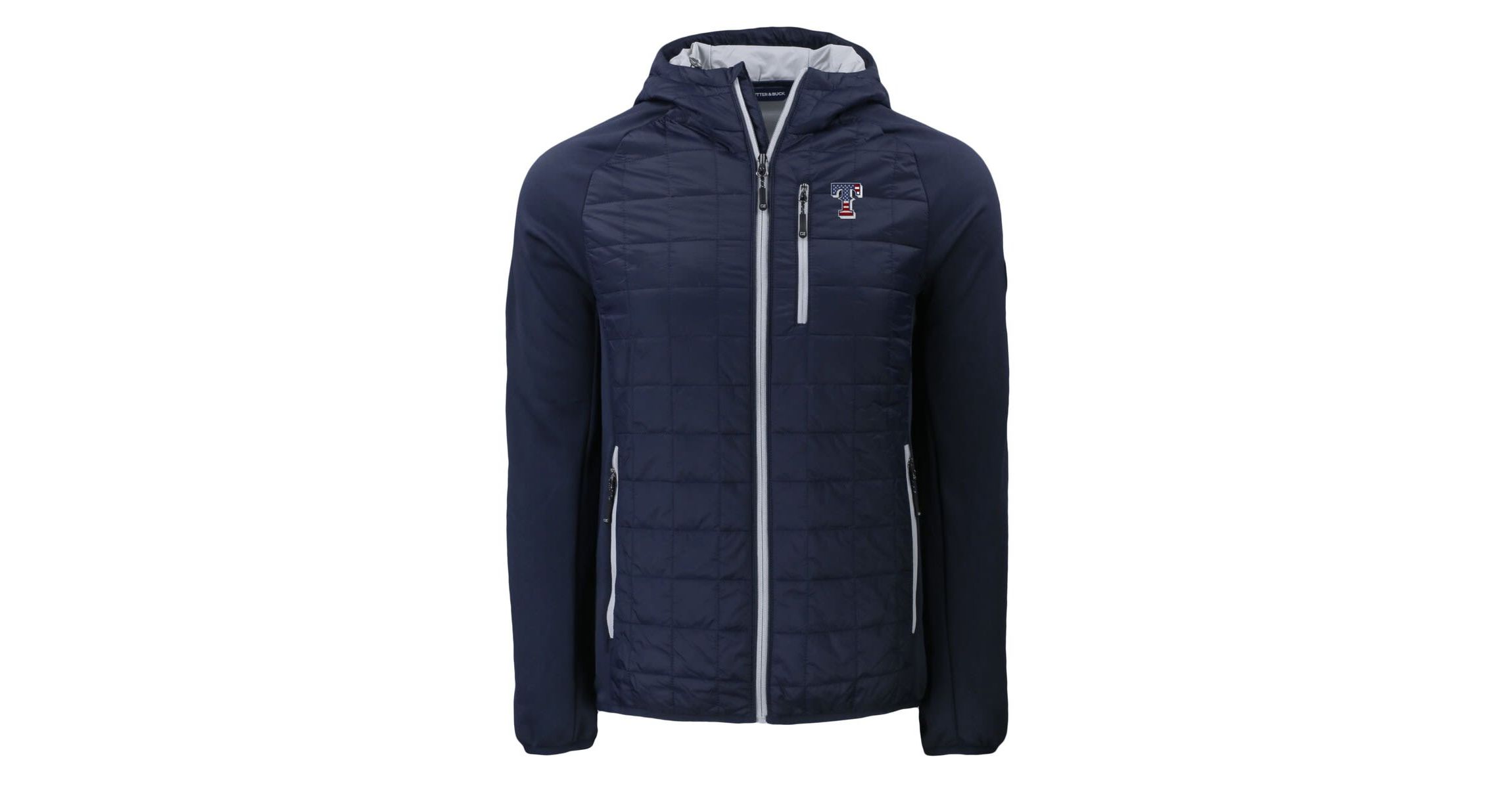 MLB Texas Rangers Americana Rainier Primaloft Eco Raglan Full-Zip Hybrid Jacket