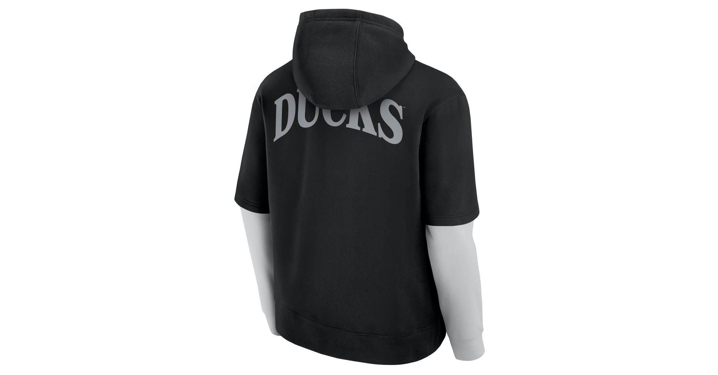 NCAA Fanatics Oregon Ducks Sleek Pullover Hoodie