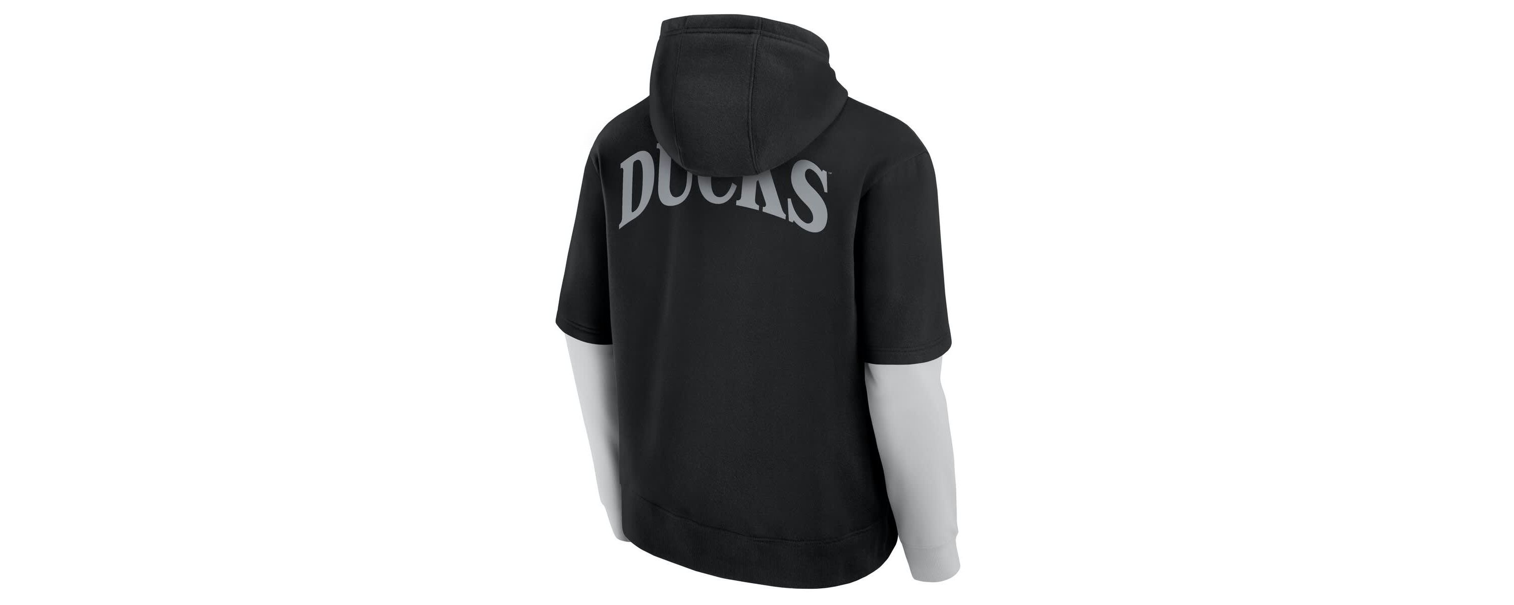 NCAA Fanatics Oregon Ducks Sleek Pullover Hoodie