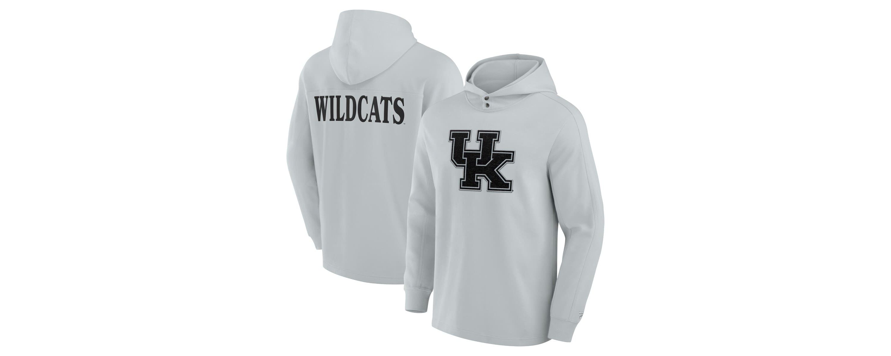 NCAA Fanatics Kentucky Wildcats Blaze Tri-Blend Pullover Hoodie