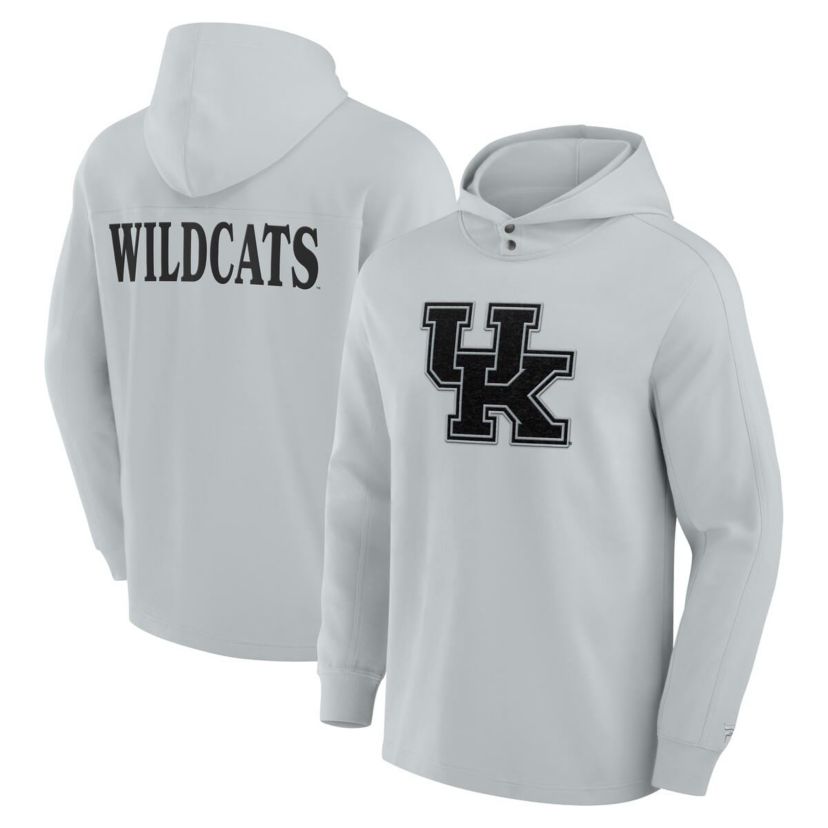 NCAA Fanatics Kentucky Wildcats Blaze Tri-Blend Pullover Hoodie