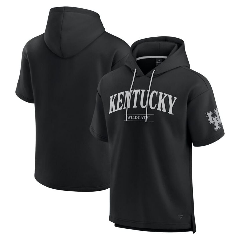NCAA Fanatics Kentucky Wildcats Ready Short Sleeve Pullover Hoodie