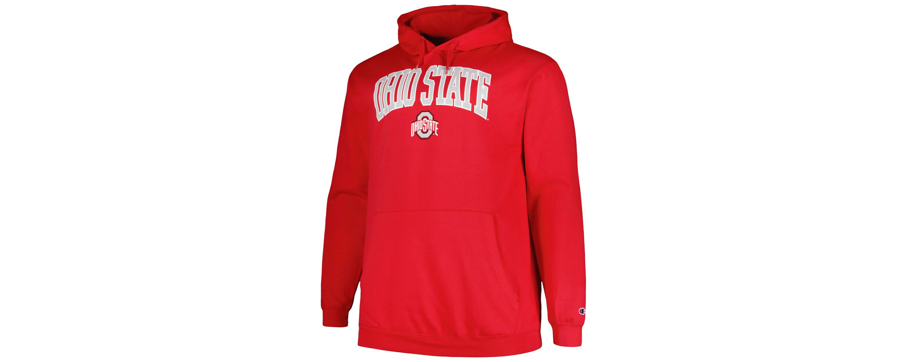 NCAA Ohio State Buckeyes Big & Tall Arch Over Logo Powerblend Pullover Hoodie