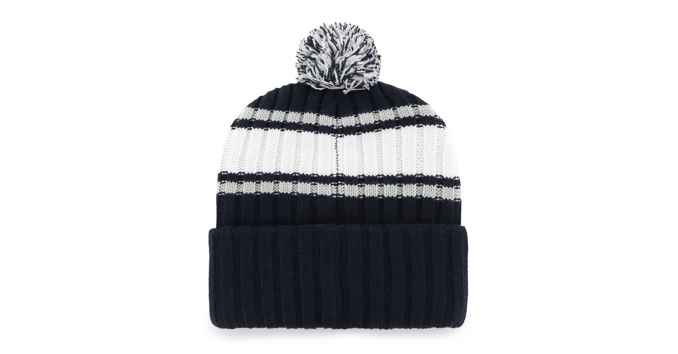 MLB New York Yankees Plateau Cuffed Knit Hat with Pom