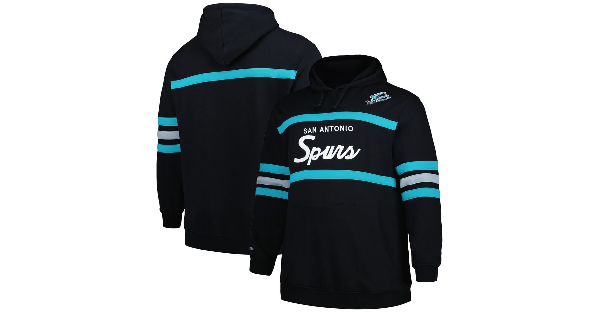 NBA San Antonio Spurs Big & Tall Hardwood Classics Head Coach Pullover Hoodie