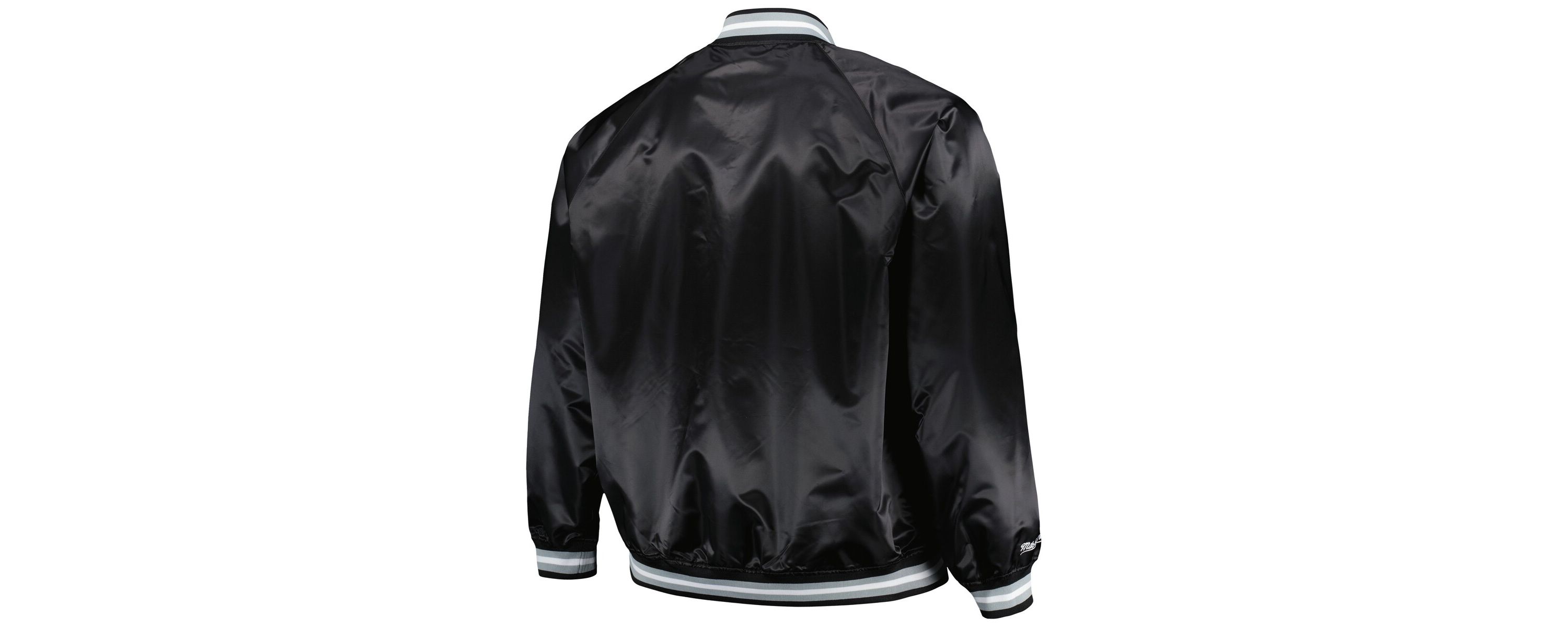 NBA San Antonio Spurs Big & Tall Hardwood Classics Wordmark Satin Raglan Full-Zip Jacket