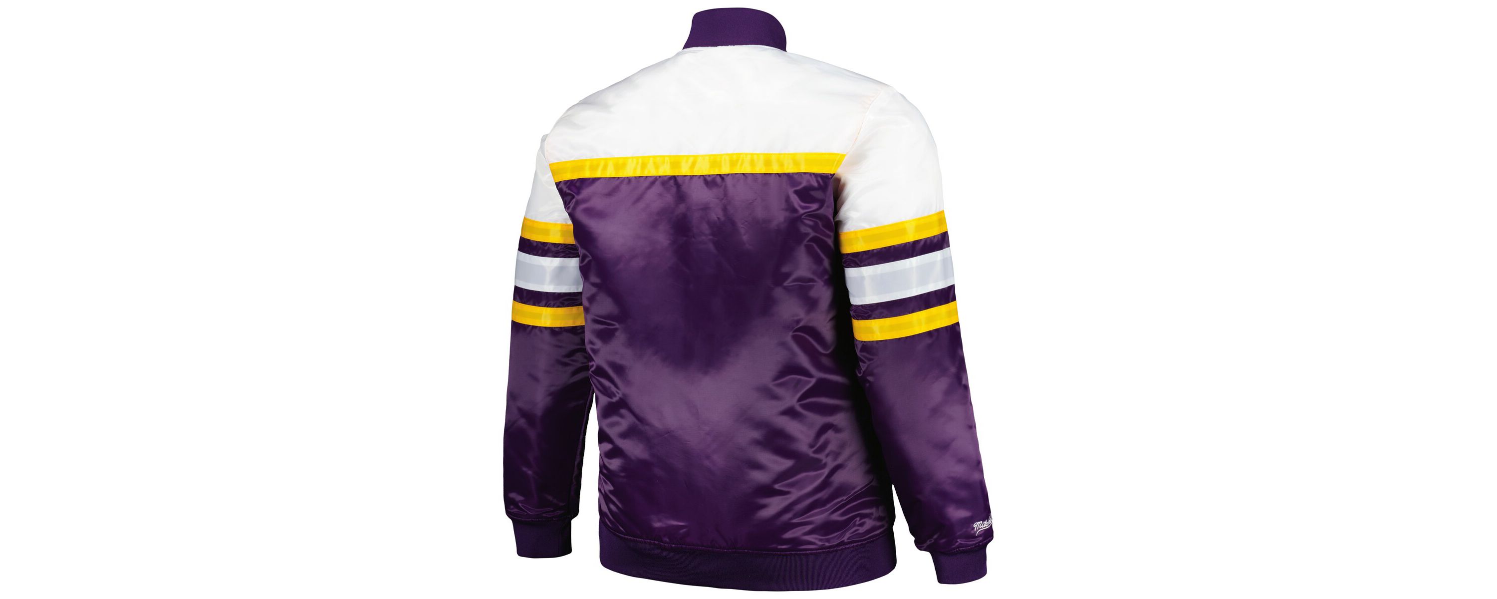 NBA Purple/Gold Los Angeles Lakers Big & Tall Heavyweight Full-Snap Satin Jacket