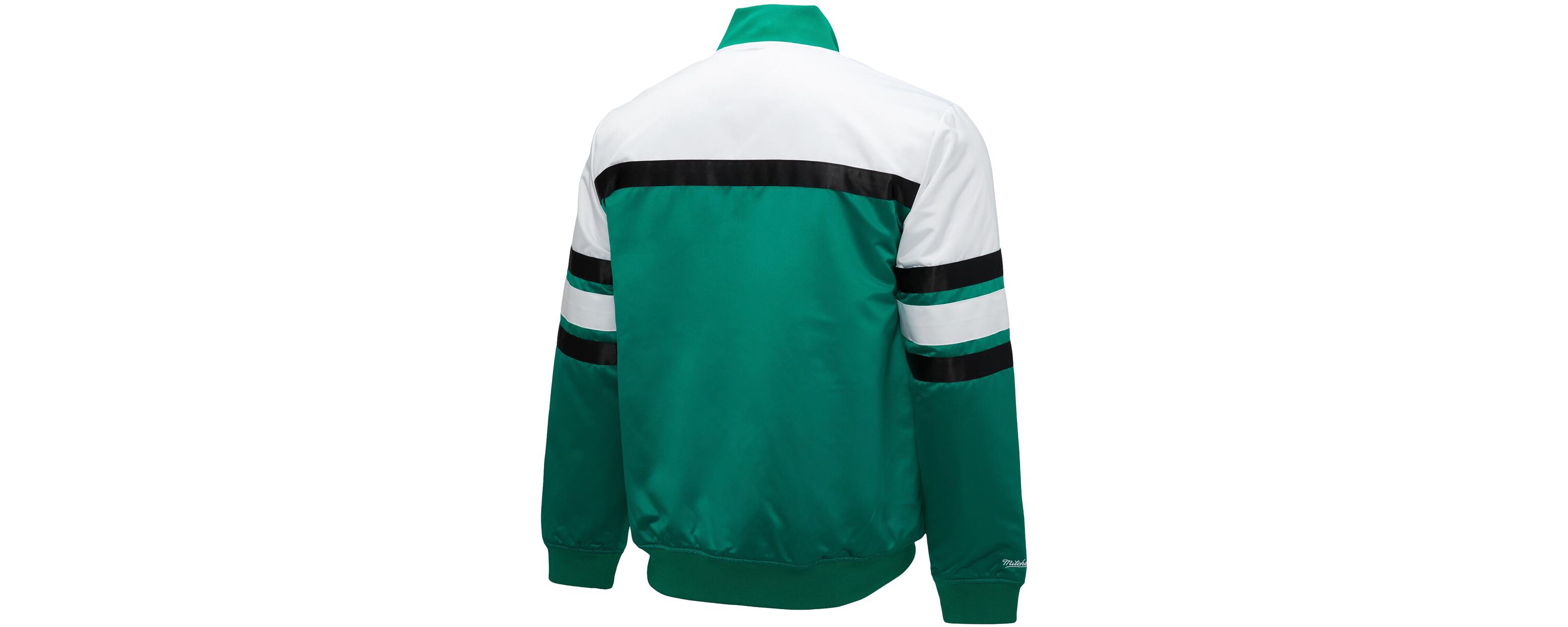 NBA Kelly Green/White Boston Celtics Big & Tall Heavyweight Full-Snap Satin Jacket