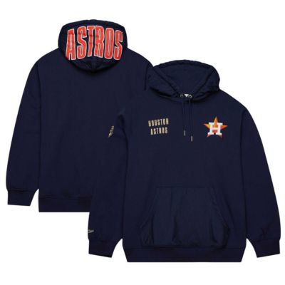 Mitchell & Ness Men's MLB Houston Astros Team OG 2.0 Current Logo Pullover Hoodie, Navy Blue, Small -  0197507507696