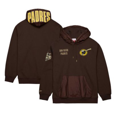 Mitchell & Ness Men's MLB San Diego Padres Team OG 2.0 Current Logo Pullover Hoodie, Brown, Large -  0197507893485