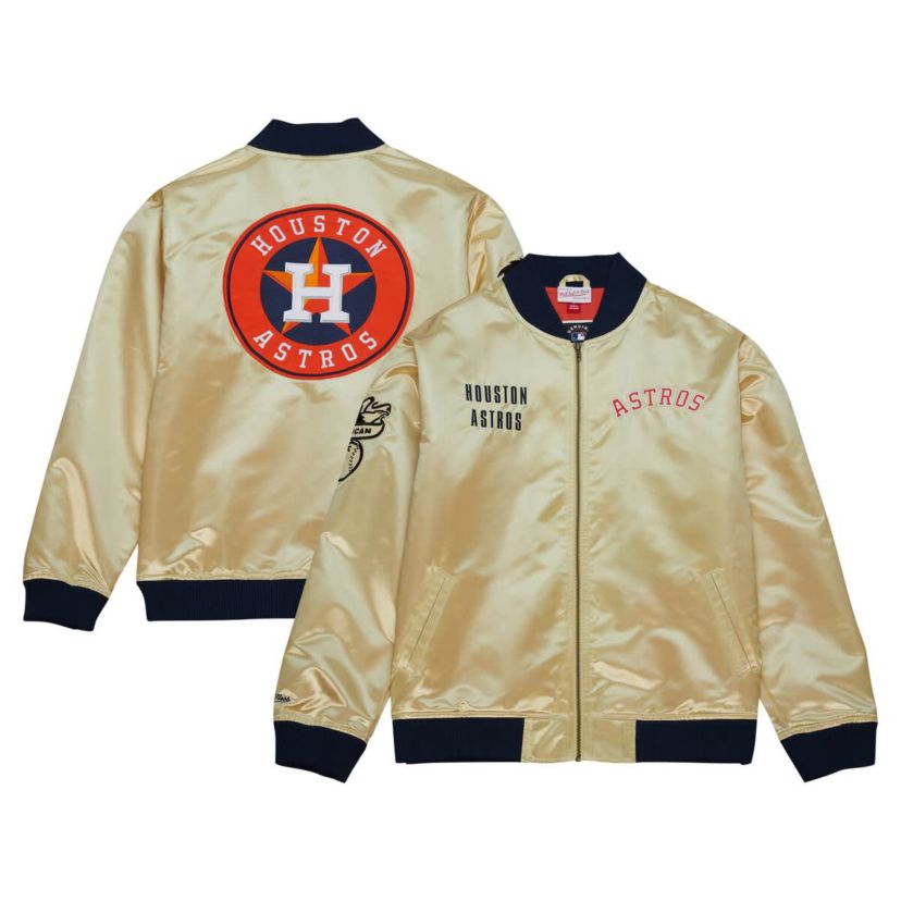 MLB Houston Astros OG 2.0 Lightweight Satin Full-Zip Jacket