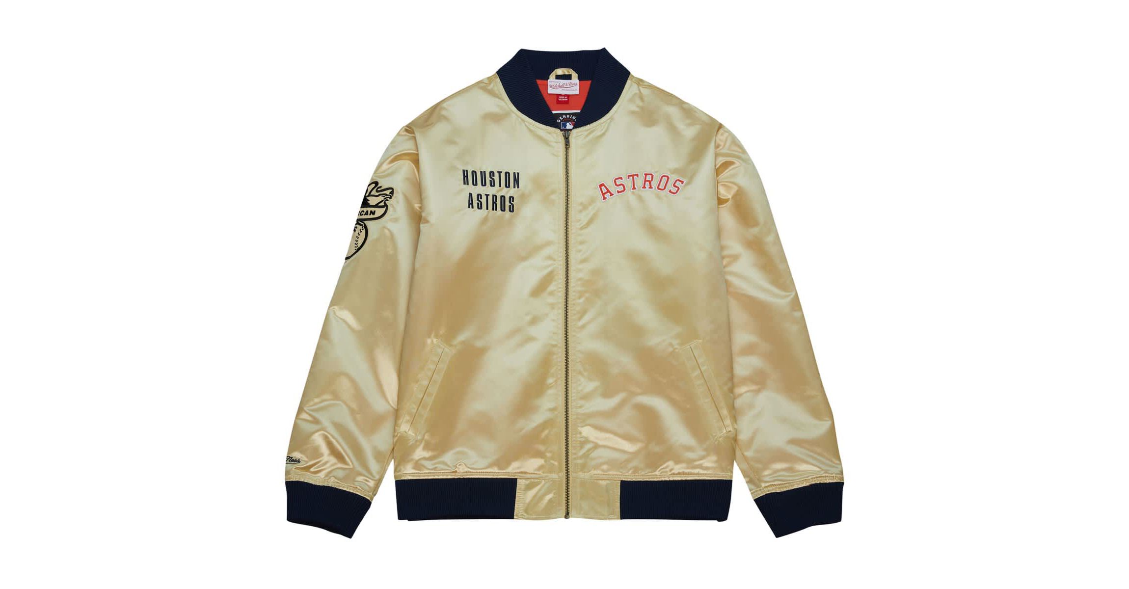 MLB Houston Astros OG 2.0 Lightweight Satin Full-Zip Jacket